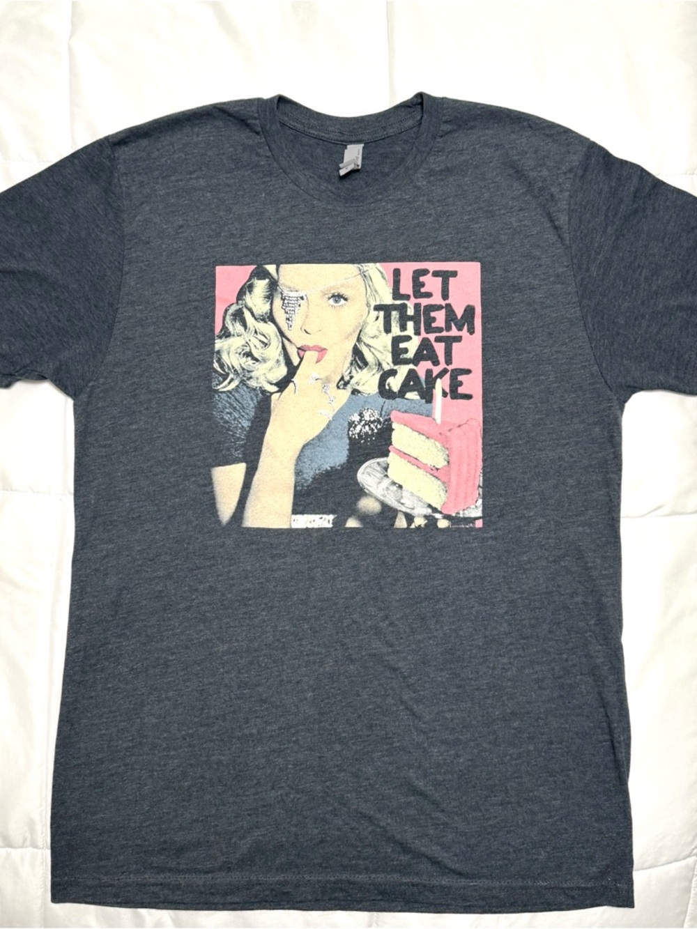 Madonna Rebel Heart Tour Let Them Eat Cake Women's Size M Graphic T
